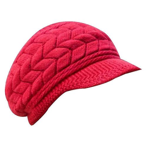 Bonnet En Laine Tricoté Chaud Pour Femme, Bonnet De Ski, Bandeau Pare-Soleil, 3619