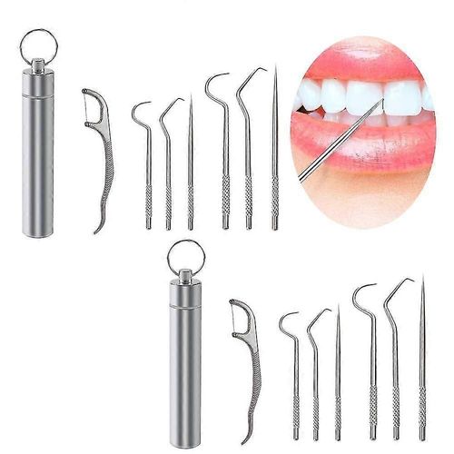 Ensemble De Poète Tootis Portable En Acier Inoxydable, Kit De Nettoyage De Racine De Tootis En Métal Réutilisable, 5081
