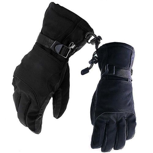 Gants De Ski Et De Snowboard Imperméables, Avec Poche Zippée, Pour Temps Froid, Pour Homme