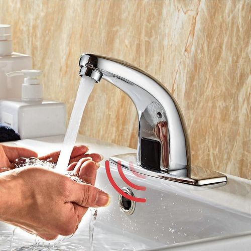 Robinet Automatique Infrarouge Sans Contact Robinetterie Lave Main De Lavabo De Cuisine Et Salle De Bain,7976