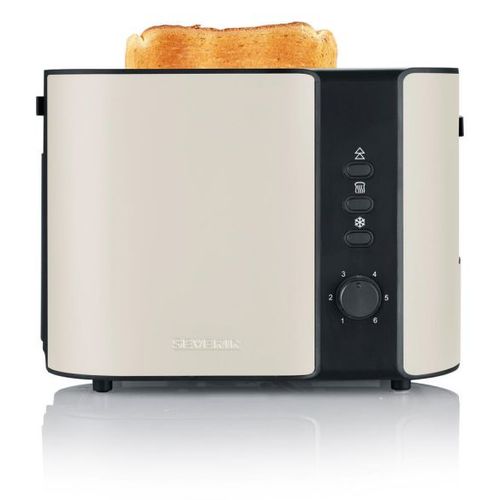 Grille-pain automatique Severin AT 9576 beige / noir / acier inoxydable