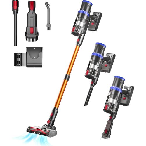 45Kpa/550W/65Min Aspirateur Sans Fil, Aspirateur Balai Sans Fil Avec Display Et Station De Recharge,Aspirateur Laveur Sans Fil Avec Brosse Anti-Emmêlement Pour Tapis/Sols Durs /Poi[ASP6180108]