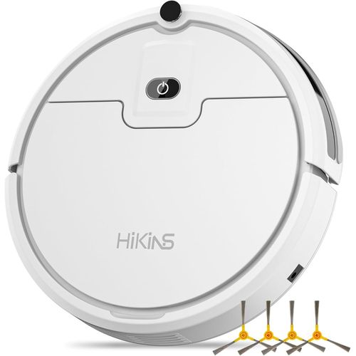 Robot Aspirateur, Aspirateur Robot Puissant 2900 Pa Pour Poils D'Animaux, Autonomie De 150 Minutes, Aspirateur Robot Auto-Chargeur, Télécommande, Parfait Pour Les Sols Durs Et Les [ASP6181019]
