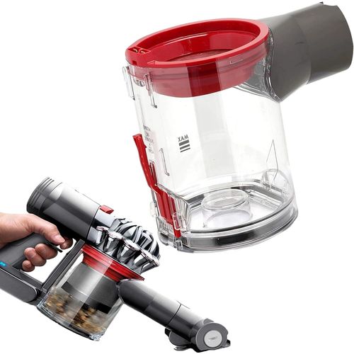 Réservoir Pour V8 V7 Sv10 Sv11 Aspirateur Aspirateur, Seau À Poussière De Remplacement, Avec Réservoir D'Aspirateur Étanche Long, Facile À Nettoyer, Seau À Poussière Transparent[ASP6181302]