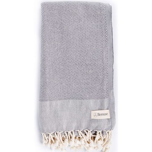 100% Coton - Ventura Torchon, Serviette Turque - 60 X 110 Cm, Anthracite[Gra12836]