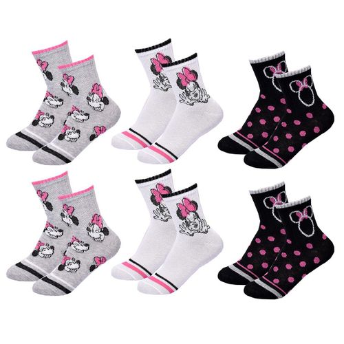 Chaussettes Pack Fille Disney Minnie Pack De 6 Paires 4387