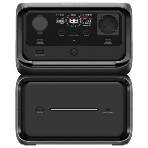 Batterie de démarrage - EcoFlow - RIVER 3 Max Plus - Haute performance, système ASI, capacité extensible, batterie EB600 incluse
