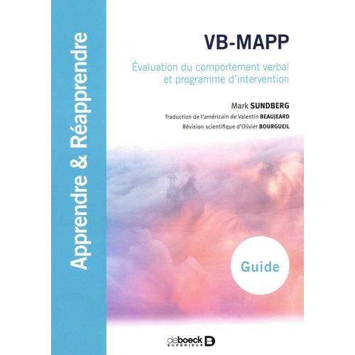 Vb-Mapp - Evaluation Du Comportement Verbal Et Programme D'intervention (5 Livrets De Passation + 1 Manuel)