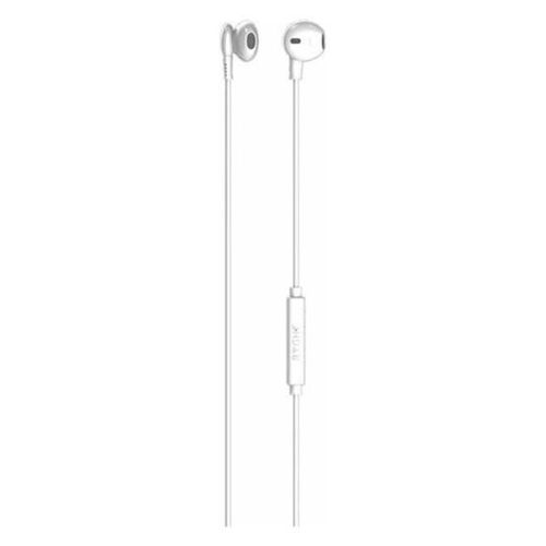 Ryght B-PODS - Écouteurs avec micro - intra-auriculaire - filaire - jack 3,5mm - blanc