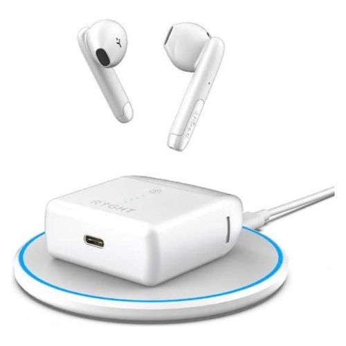 Ryght Nemesis+ - Écouteurs sans fil avec micro - intra-auriculaire - Bluetooth - blanc