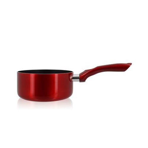 Menastyl - Casserole Compatible Induction En Aluminium 16 Cm  - Rouge