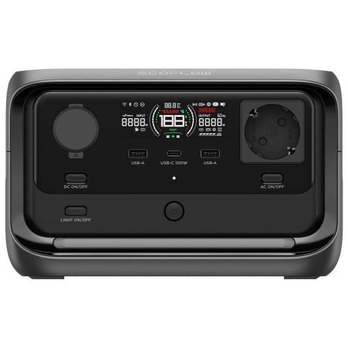 Batterie de démarrage - EcoFlow - RIVER 3 Plus - Haute performance, système ASI, capacité extensible