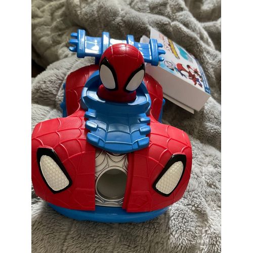 Voiture lanceuse de fléchette Spidey Disney junior Marvel 