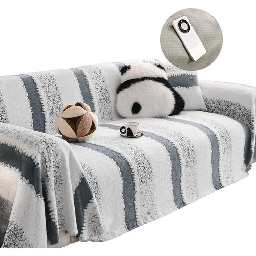 Soft Durable Chenille Reversible Sofa Covers Modern Sofa Protector Universal Furniture Protector For 1 2 3 4 Seater Loveseat Sofas Futon L Corner.[O141]
