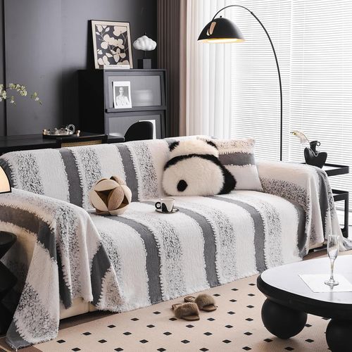 Soft Durable Chenille Reversible Sofa Covers Modern Sofa Protector Universal Furniture Protector For 1 2 3 4 Seater Loveseat Sofas Futon L Corner.[O139]