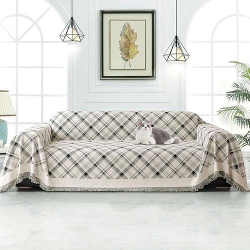 Soft Durable Chenille Reversible Sofa Covers Modern Sofa Protector Universal Furniture Protector For 1 2 3 4 Seater Loveseat Sofas Futon L Corner.[O144]