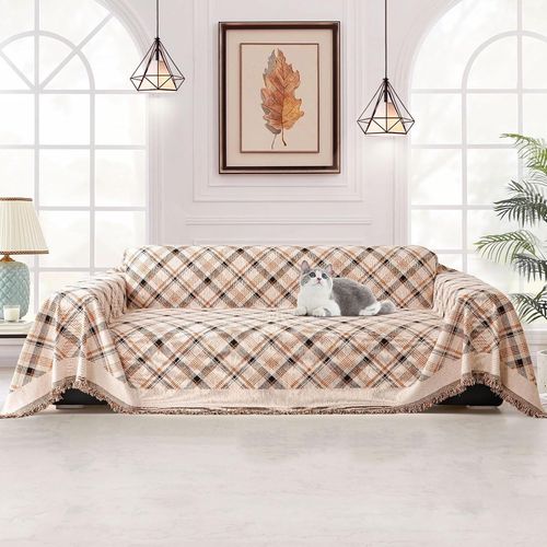 Soft Durable Chenille Reversible Sofa Covers Modern Sofa Protector Universal Furniture Protector For 1 2 3 4 Seater Loveseat Sofas Futon L Corner.[O142]