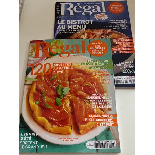 Lot De 3 Magazines De Cuisine ( 2 Régal + 1 Maxi Cuisine Hors-Série) 