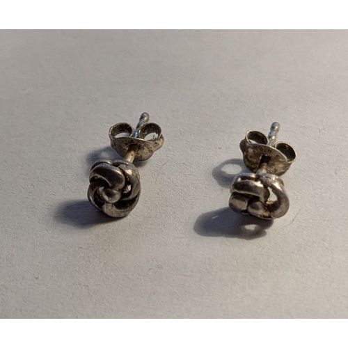 Boucles D'Oreilles Vintage Argent 925 - Rose