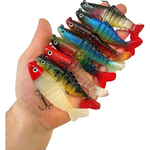 Fishing Spinning Lures-Silicone Spinning Bar-8 Pieces-9cm And 17g
