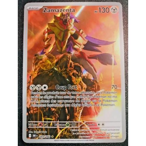 Pokemon Zamazenta 201 / 182 Ar Rivalités Destinées Ev10