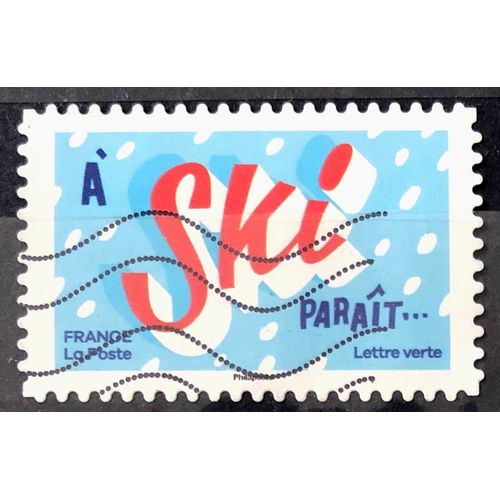 Voeux / Noel 2024 - A Ski Parait ... Obl - France Année 2024 - Brn83 - N33671