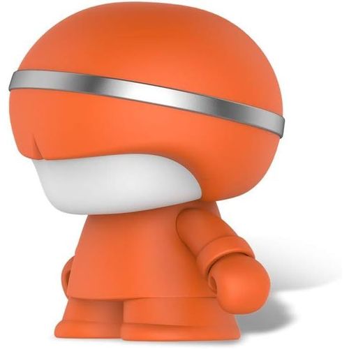 BAERTMY-Mini Enceinte Bluetooth Portable Mini Xboy-Mini Enceinte Portable Lumineuse Led-Son Puissant 360° Télécommande Selfie Intégrée (Orange)
