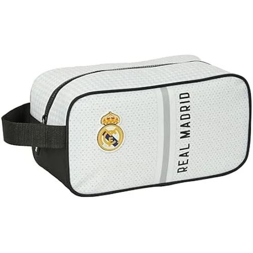 Safta Real Madrid 1ère équipe 24/25 - Sac à Chaussures Moyen, Multifonction, Sport, extrascolaire, Football, Confortable et