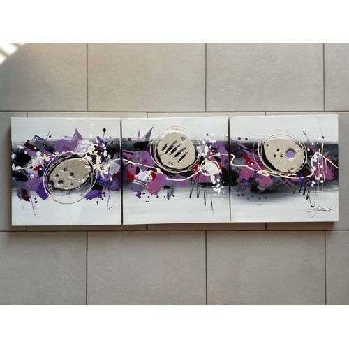 Tableau sur toile triptyque