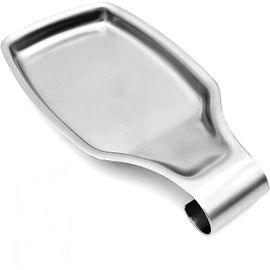 Repose-Cuillère, Support De Cuillère En Acier Inoxydable Pour Cuisinière, Support De Cuillère De Cuisine, Support D'ustensiles De Cuisine, Repose-Louche, Repose-Spatule, Grande Cuillère Polyvalente