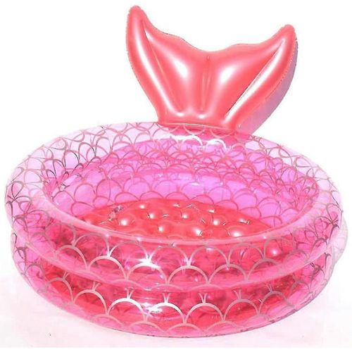 Piscine gonflable sirène pour enfants, piscine ronde de jardin pour enfants, pataugeoire pour enfants, piscine à balles pour bébé (91 cm)