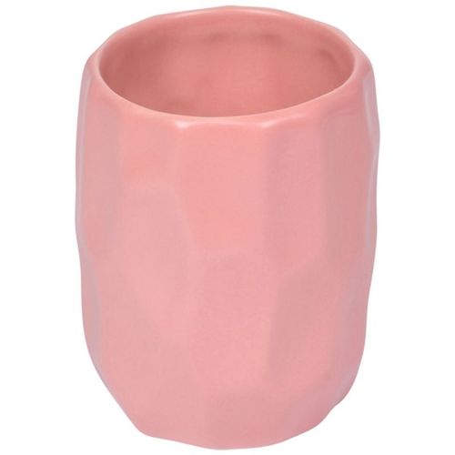 Gobelet Salle de Bain "Origami" 9cm Rose Mat