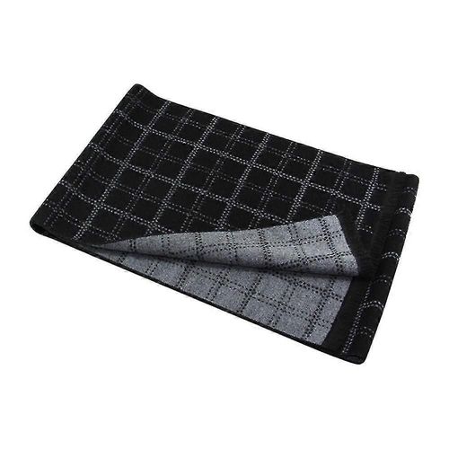 Écharpe De Luxe Pour Homme, Douce, Chaude Et Élégante, À Carreaux, En Cachemire