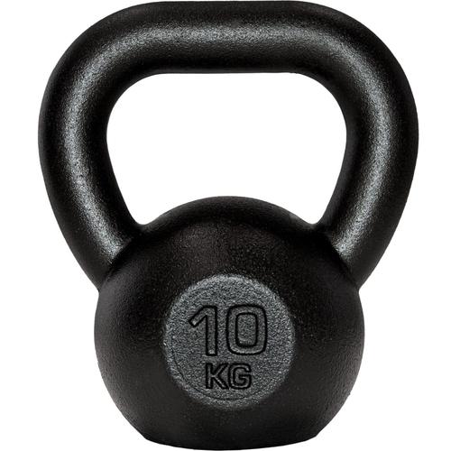 Scsports® Kettlebell - 10 Kg, Durable, Poignée Ergonomique, Robuste, En Fonte, Noir - Kettle Bells, Poids À Main, Entraînement De La Force, Entraînement De Tout Le Corps, Musculation À La Maison