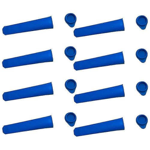 Lot De 8 Moules À Glace En Silicone Avec Couvercle Pour Bébé, Pour Faire Des Glaces, Du Yaourt Ou De La Gelée
