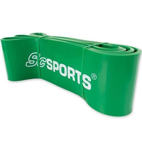 Scsports® Jeu De Bandes De Fitness ? Set De 4 Pièces, 2 M, Élastique, Durable, En Latex Naturel, Vert - Bande D'entraînement, Bande De Résistance Pour La Musculation, Yoga, Pilates