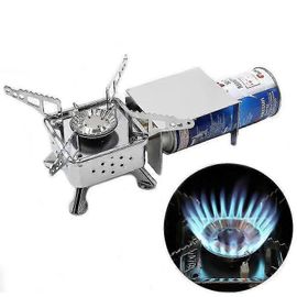 Mini réchaud à cassette pliable, réchaud à gaz de camping, réchaud de pique-nique extérieur, réchaud à gaz portable