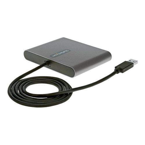 StarTech.com Adaptateur USB 3.0 vers 4x HDMI - Carte Vidéo/Graphique Externe - Adaptateur USB Type-A vers Quadruple HDMI 1080p 60Hz - Convertisseur USB A vers HDMI - Windows Uniquement (USB32HD4)...
