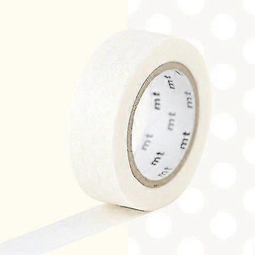Ruban de masquage à pois - Blanc - 1,5 cm x 7 m-YKY416