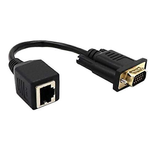 Adaptateur VGA vers RJ45 Câble réseau vers VGA Moniteur réseau vers prolongateur VGA réseau
