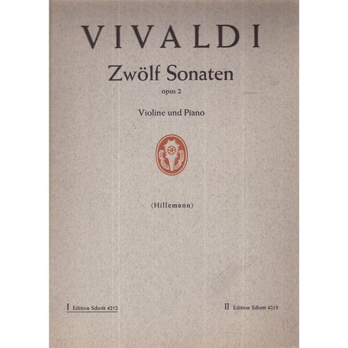 Vivaldi 6 Sonates Op.2 Pour Violon Et Piano