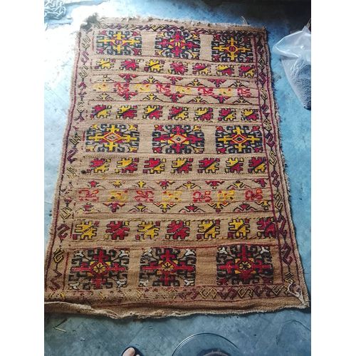 Tapis Très Ancien,Création Artisanale Maroc