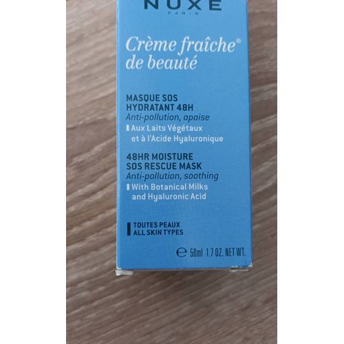 Nuxe Crème Fraîche De Beauté Masque Sos Hydratant 48h 