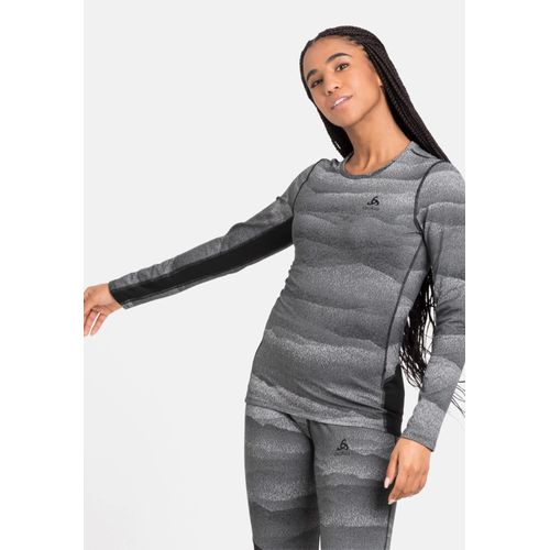Odlo Haut Technique À Manches Longues Whistler Pour Femme, M, Gris