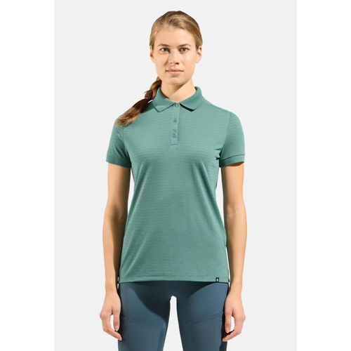 Odlo Polo En Fibres Naturelles Ascent Pour Femme, M, Green
