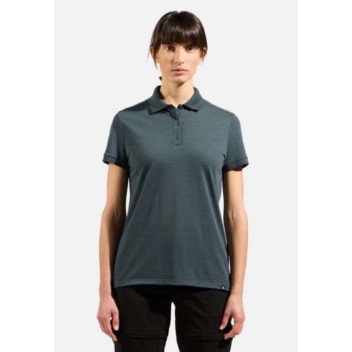Odlo Polo En Fibres Naturelles Ascent Pour Femme, S, Green
