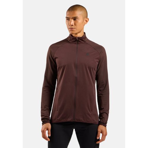 Odlo Veste De Running Hybride Zeroweight Warm 2.0 Pour Homme, L, Bordeaux