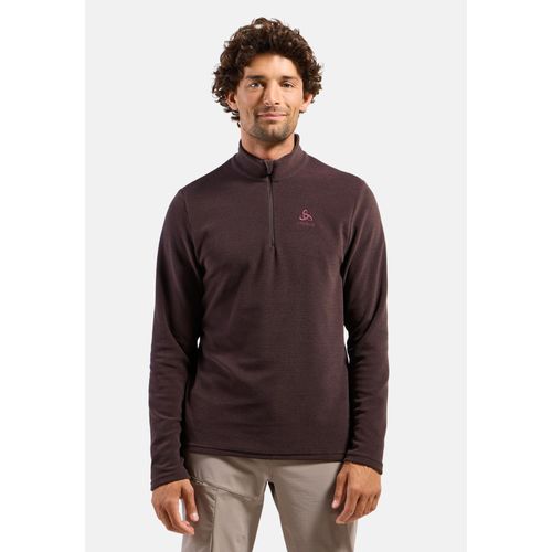 Odlo Pull Technique À Col ¿ Zippé Roy Pour Homme, S, Bordeaux