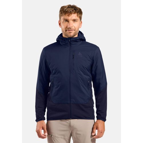 Odlo Veste Hybride Isolante En Laine Ascent Pour Homme, M, Blue