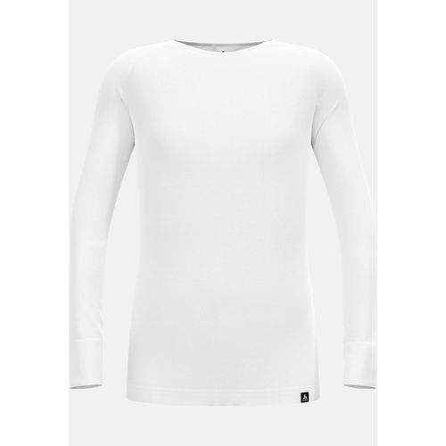Odlo T-Shirt Technique À Manches Longues Active Warm Pour Enfant Pour Enfant, 92, Blanc